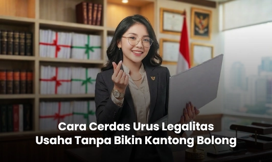 Konsultan menjelaskan cara mengurus legalitas usaha dengan mudah dan terjangkau di kantor